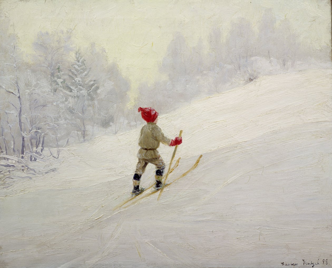 Lyžařský výcvik od Gustav Wentzel