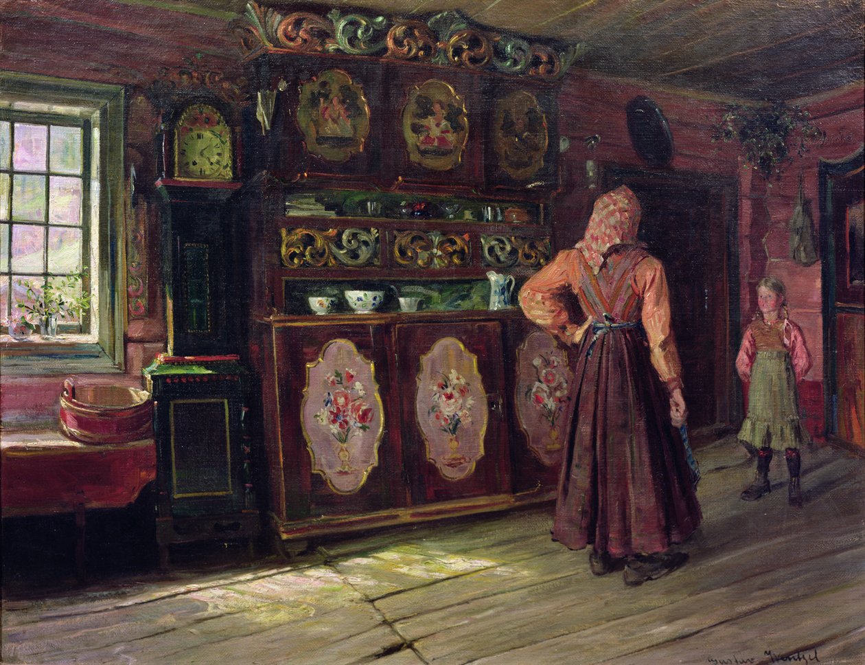 Přednáška (olej na plátně) od Gustav Wentzel