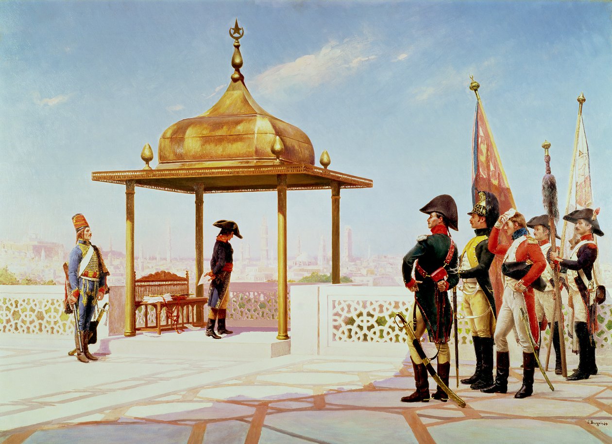 Napoleon v Káhiře, 1798 od Gustave Bourgain
