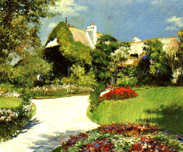 Chata v Trouville od Gustave Caillebotte