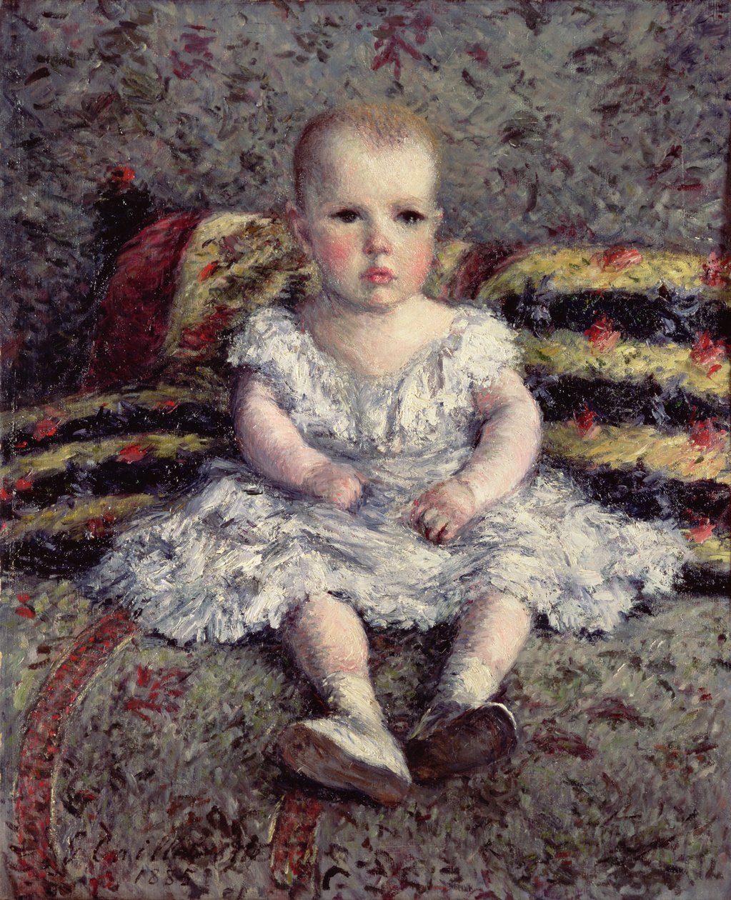 Dítě na pohovce, 1885 od Gustave Caillebotte