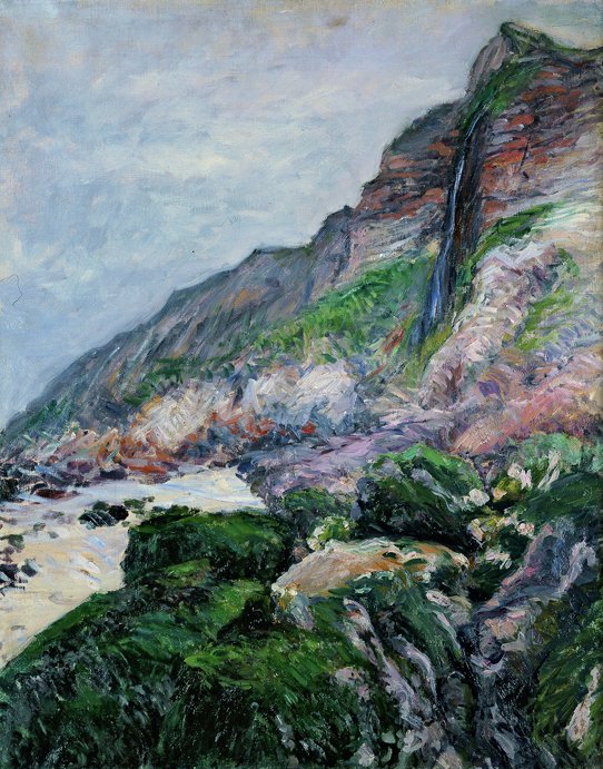 Útesy v Normandii od Gustave Caillebotte