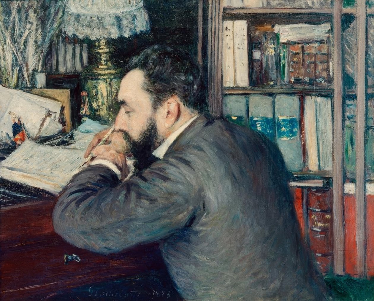Henri Cordier od Gustave Caillebotte