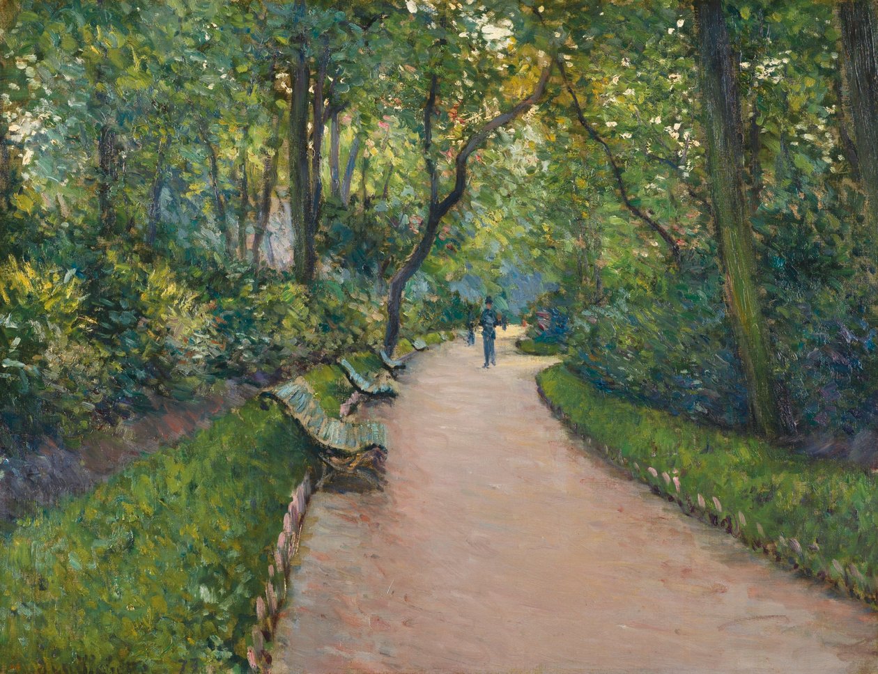PARK MONCEAU od Gustave Caillebotte