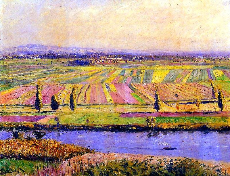Rovina Gennevilliers od Gustave Caillebotte