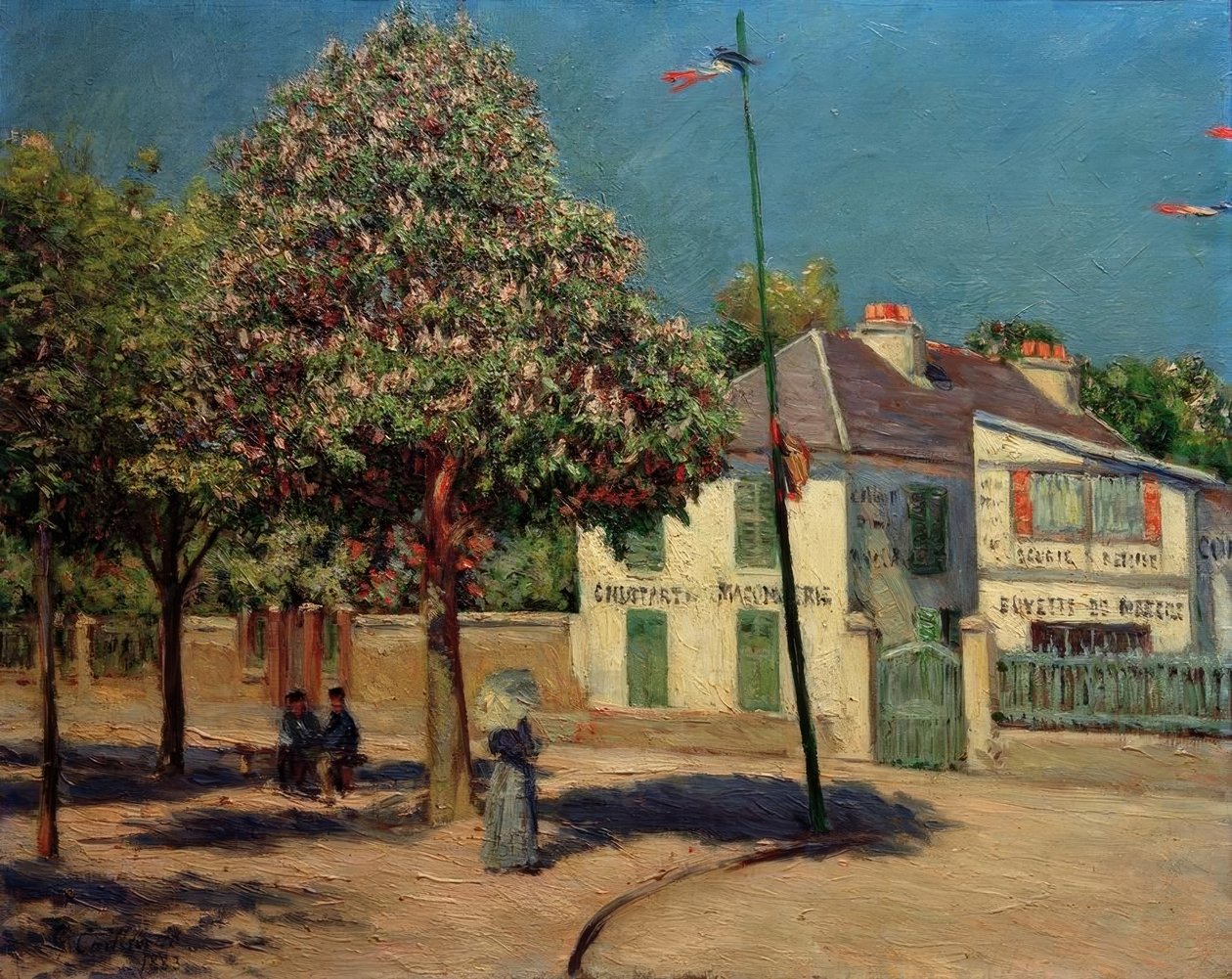Promenáda v Argenteuil od Gustave Caillebotte
