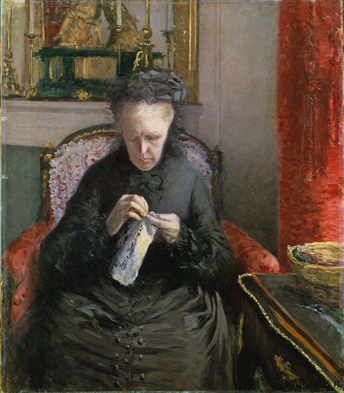 Madame Martial Caillebotte, 1877 od Gustave Caillebotte
