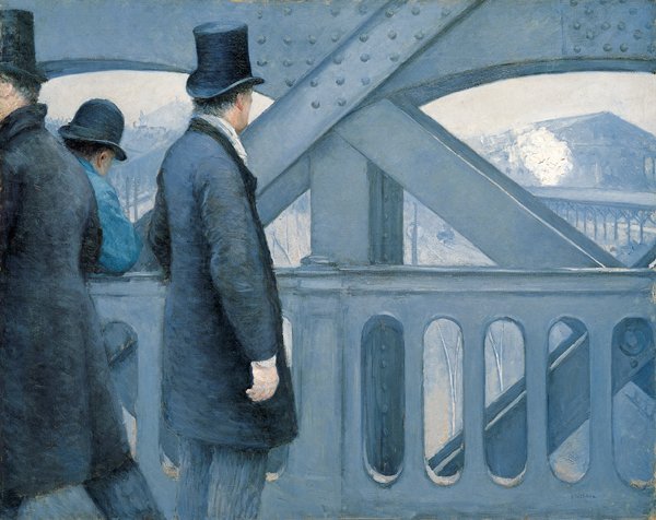 Na Pont de l’Europe od Gustave Caillebotte