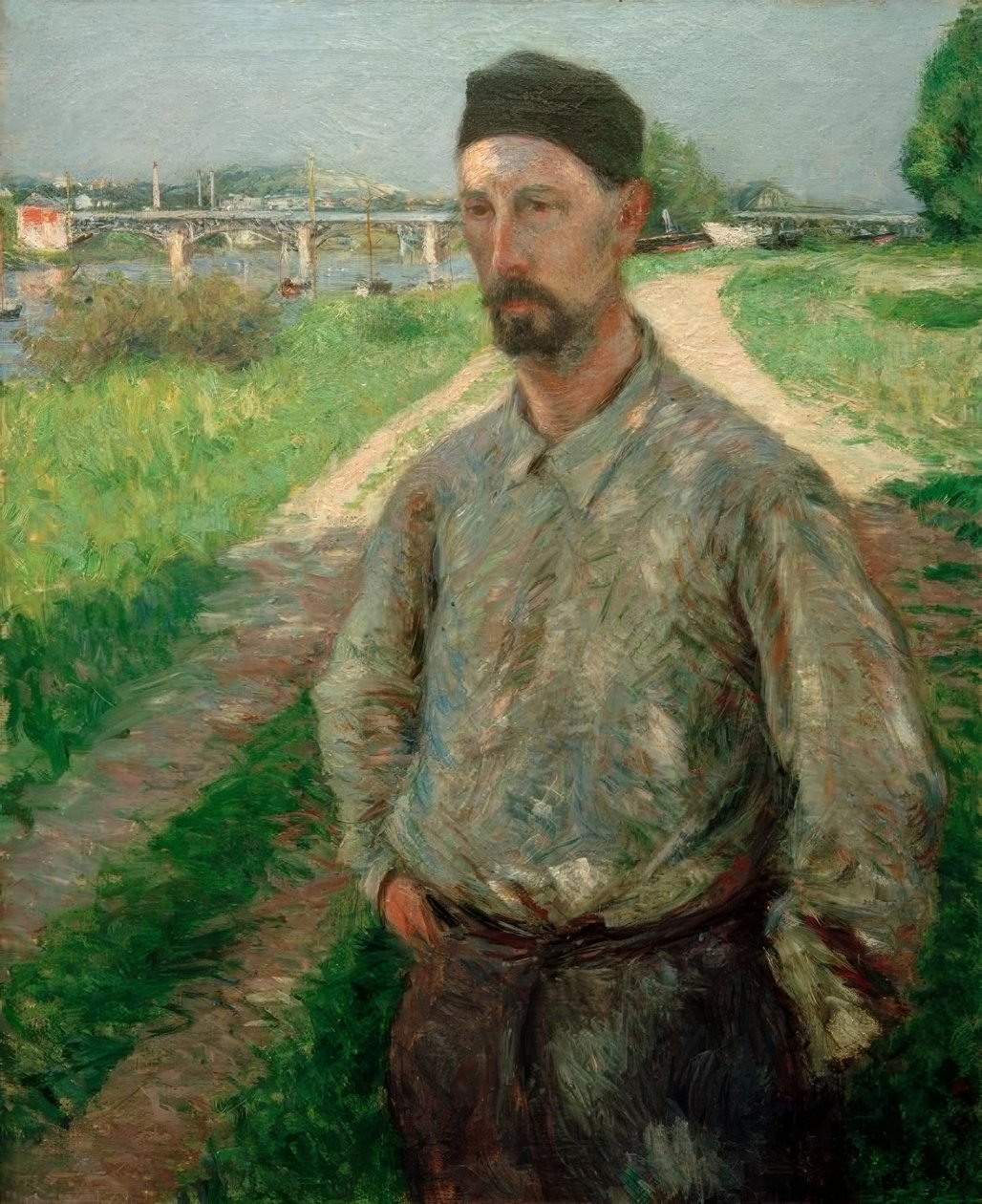 Portrét Eugèna Lamyho od Gustave Caillebotte