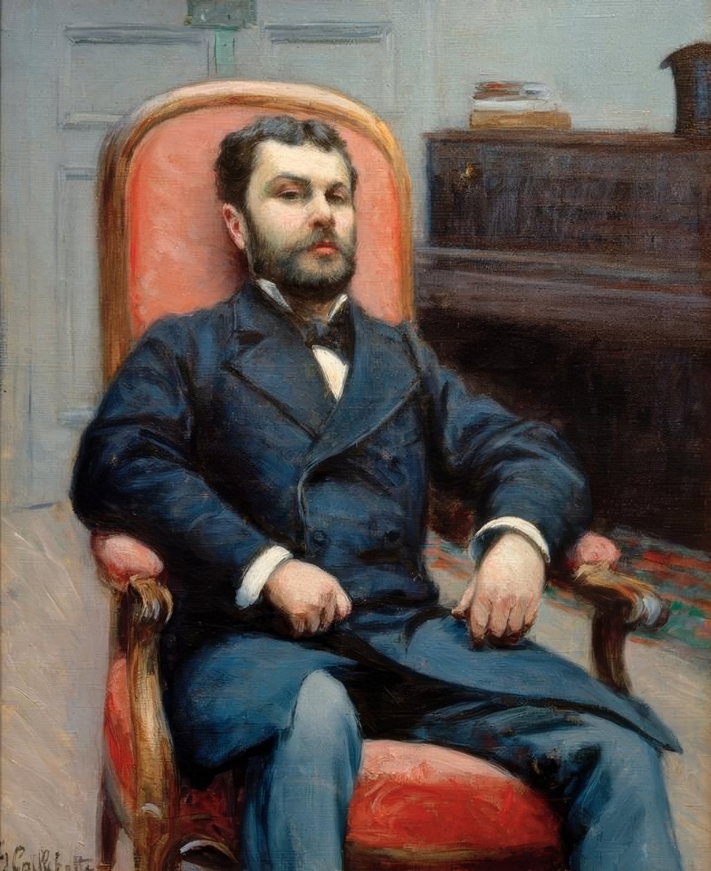 Portrét Richarda Galla od Gustave Caillebotte