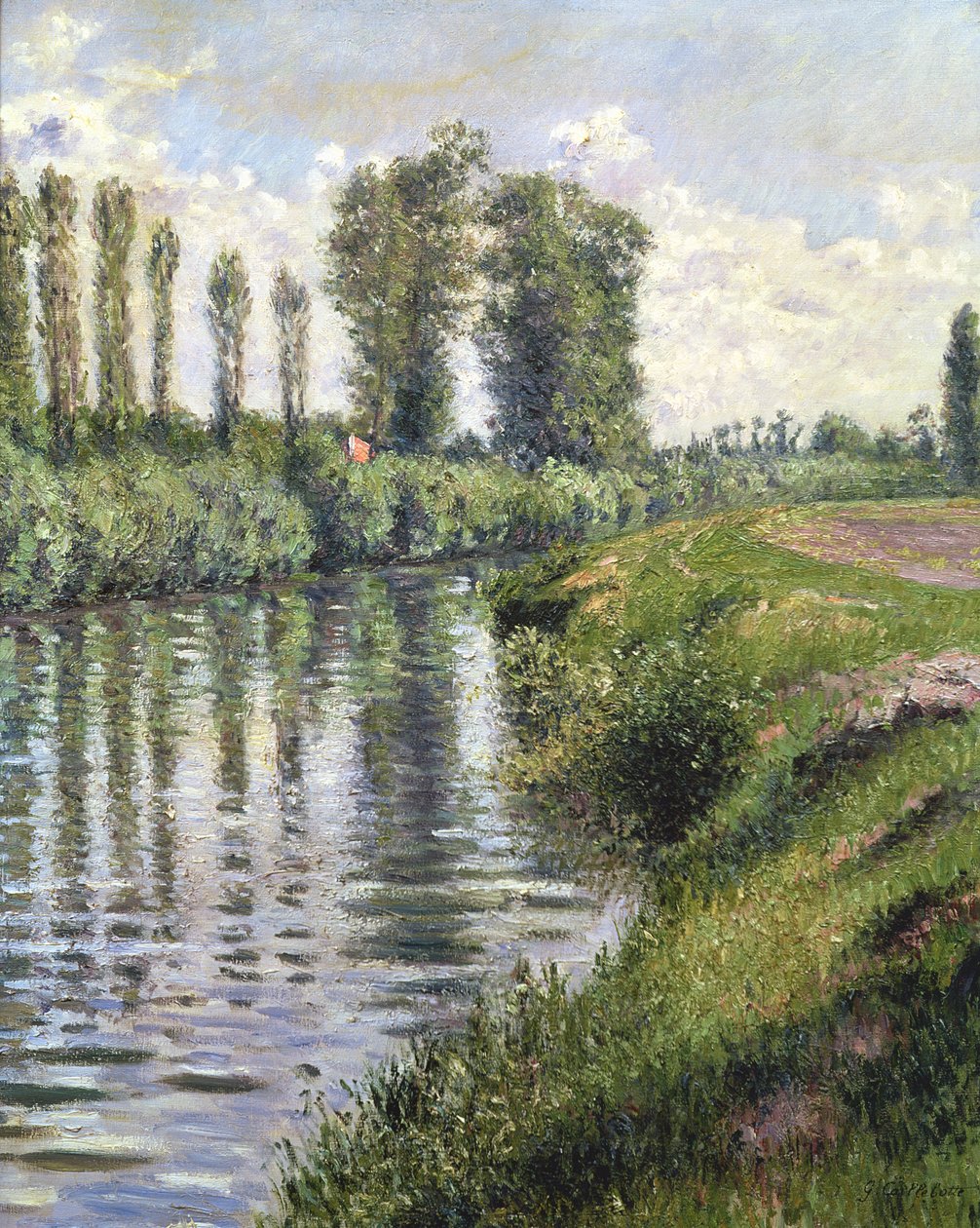 Malá větev Seiny v Argenteuil od Gustave Caillebotte
