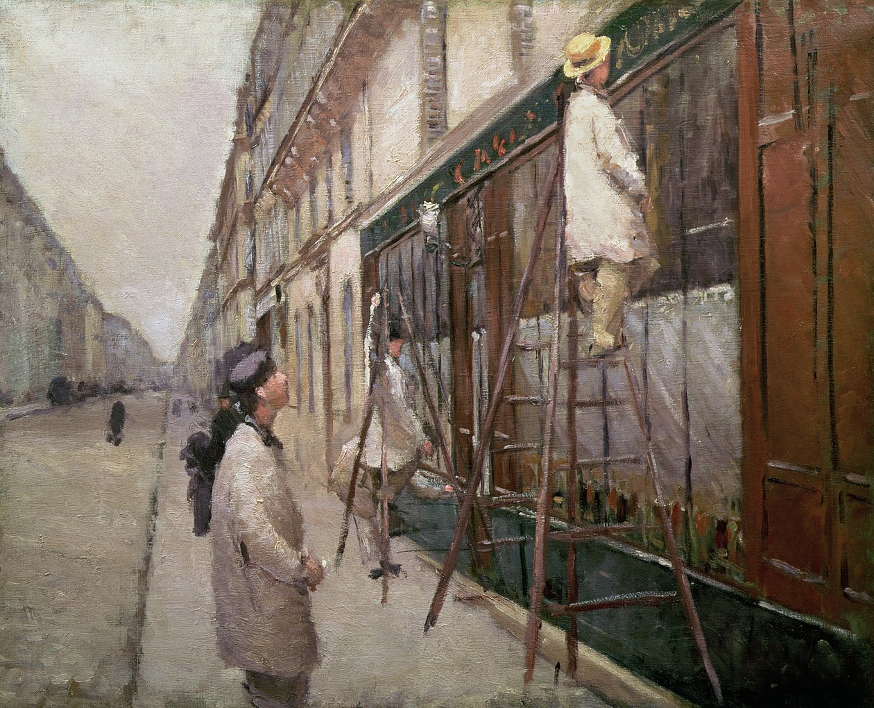 Studie pro malíře, 1877 od Gustave Caillebotte