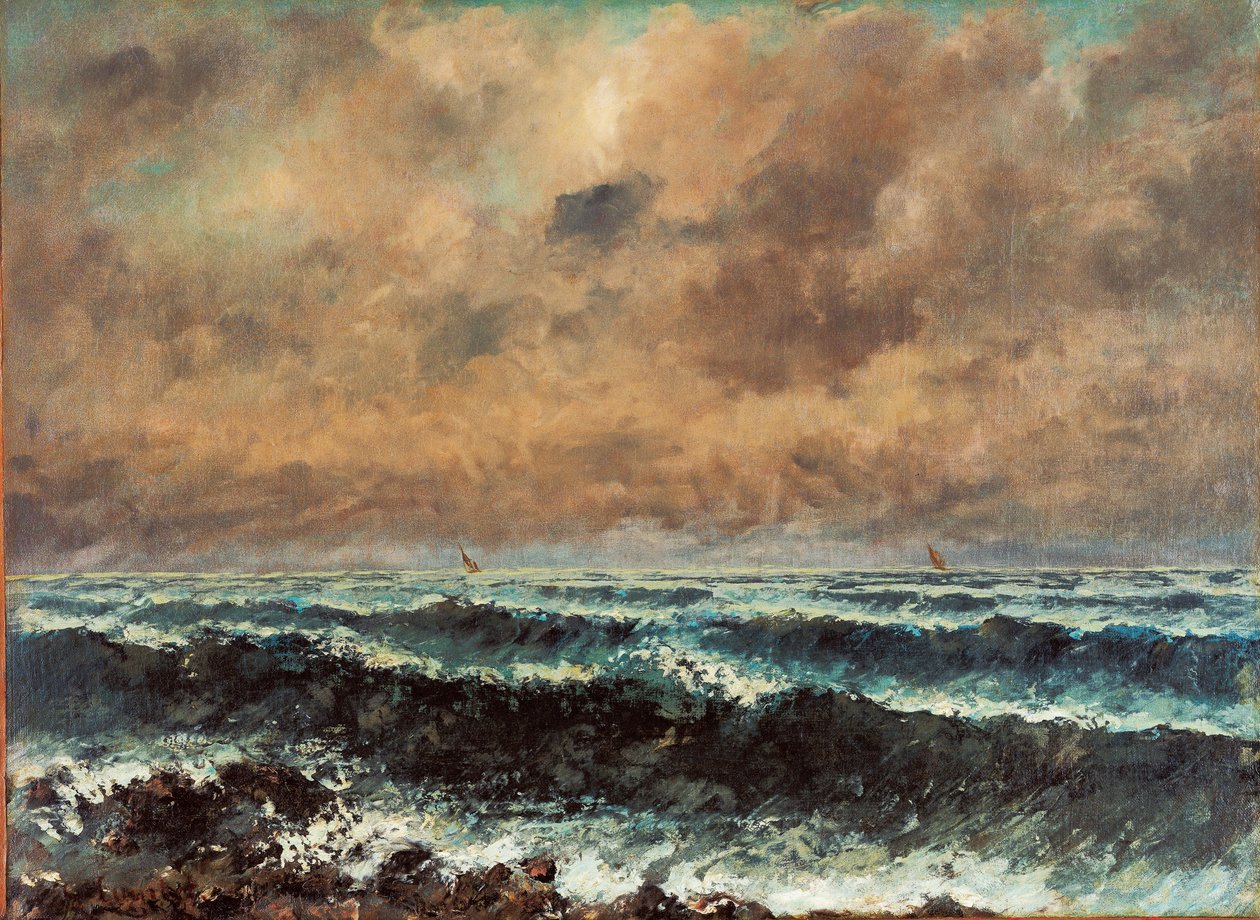 Podzimní moře od Gustave Courbet