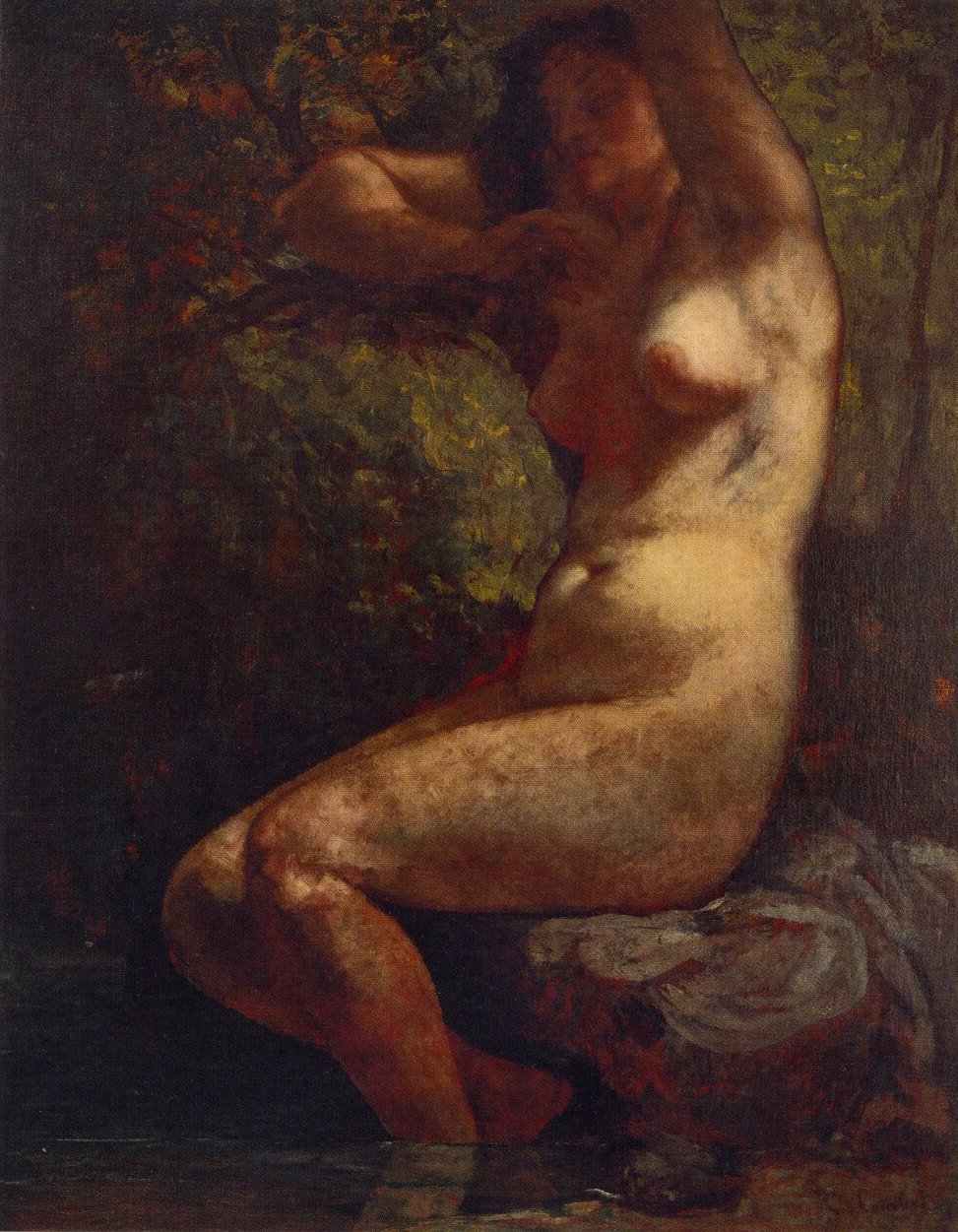 Baigneuse od Gustave Courbet
