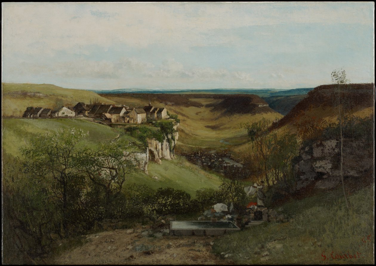 Hrad Ornans, 1855 od Gustave Courbet