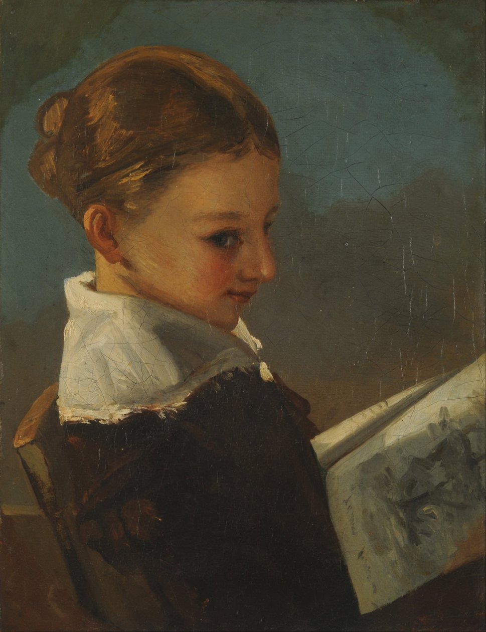 Julieta Courbet ve věku deseti let od Gustave Courbet