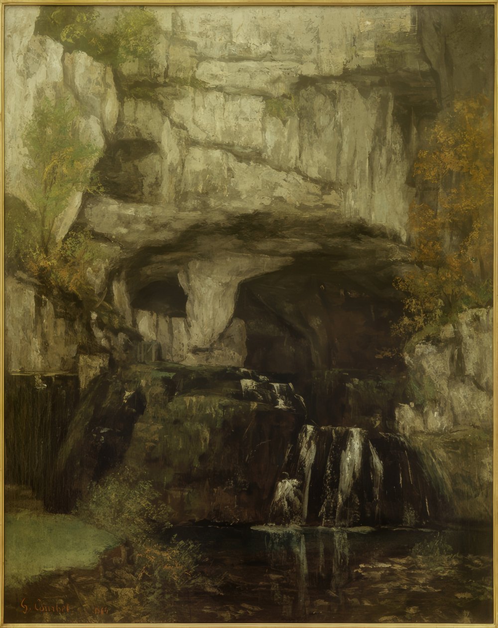 La Source du Lison od Gustave Courbet