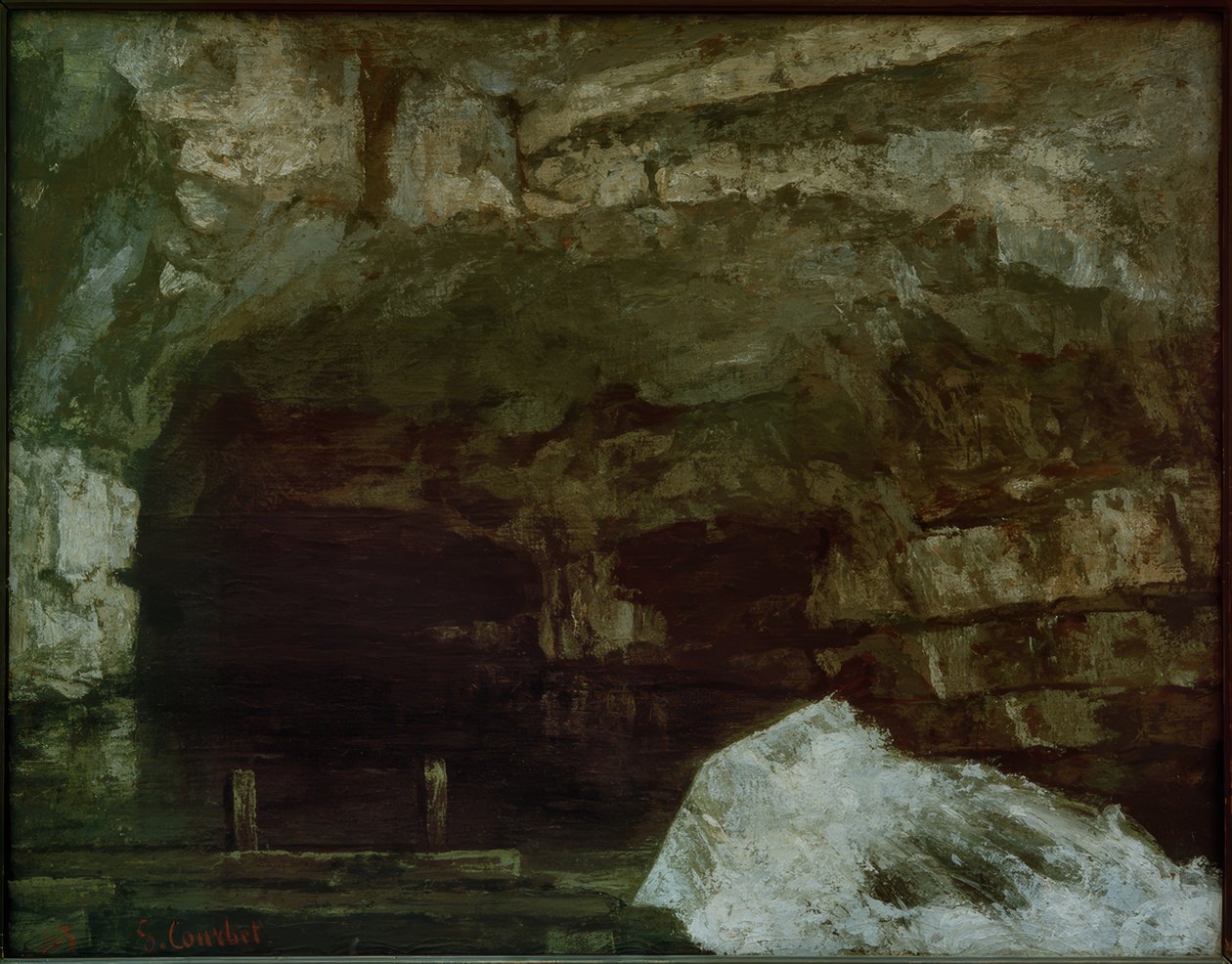 Zdroj Loue od Gustave Courbet