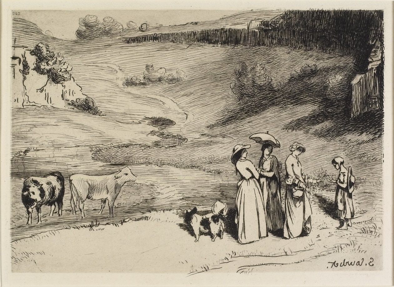 Les Demoiselles de Village, 1867 od Gustave Courbet