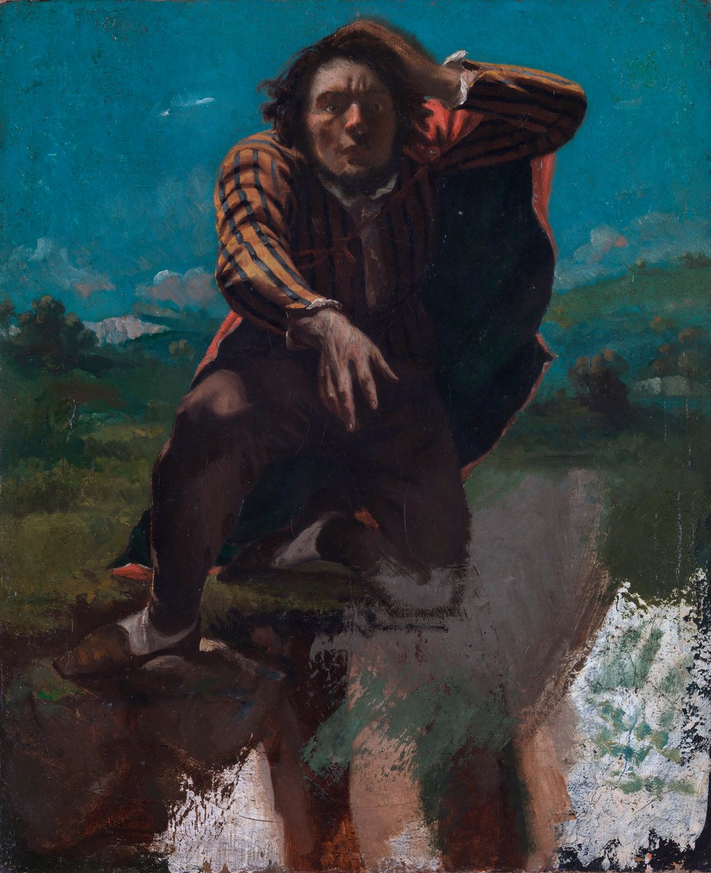 Na okraji útesu od Gustave Courbet
