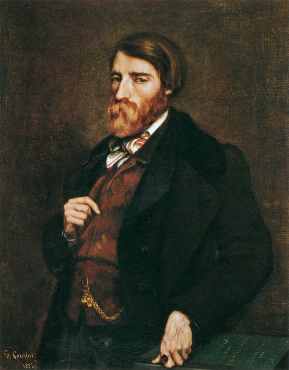Portrét Alfreda Bruyase od Gustave Courbet