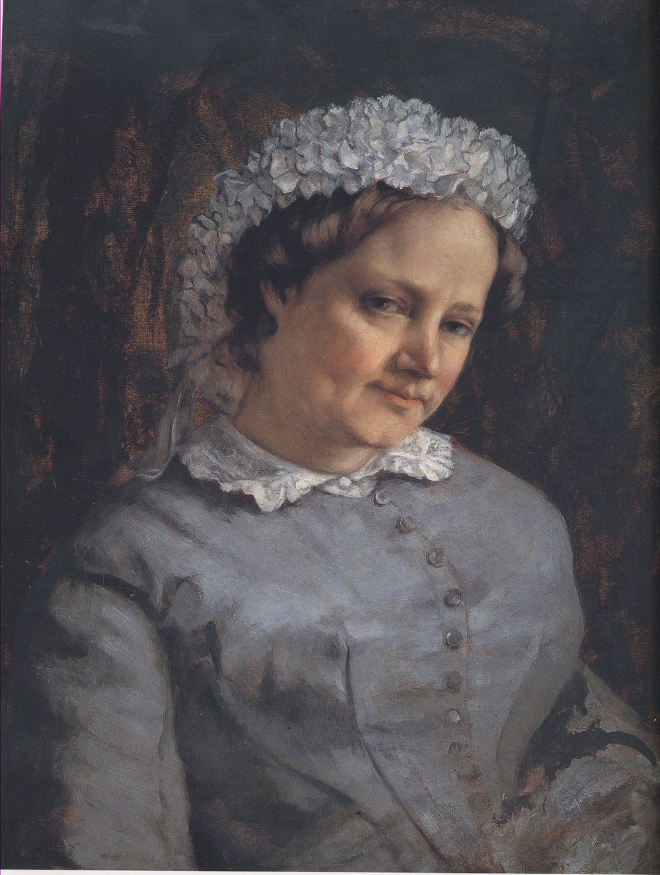 Portrét madame Proudhon od Gustave Courbet