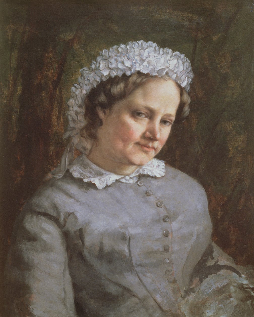 Portrét madame Prudhon od Gustave Courbet