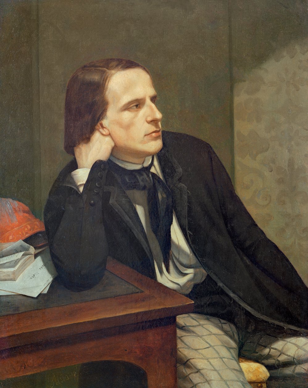 Portrét Paula Ansouta, 1844 od Gustave Courbet
