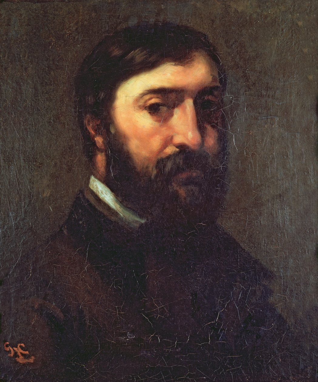 Portrét Urbaina Cuenota (nar. 1820) 1846 od Gustave Courbet