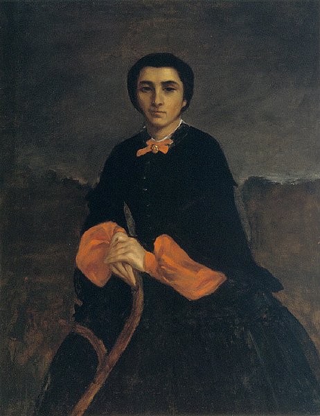 Portrét ženy od Gustave Courbet