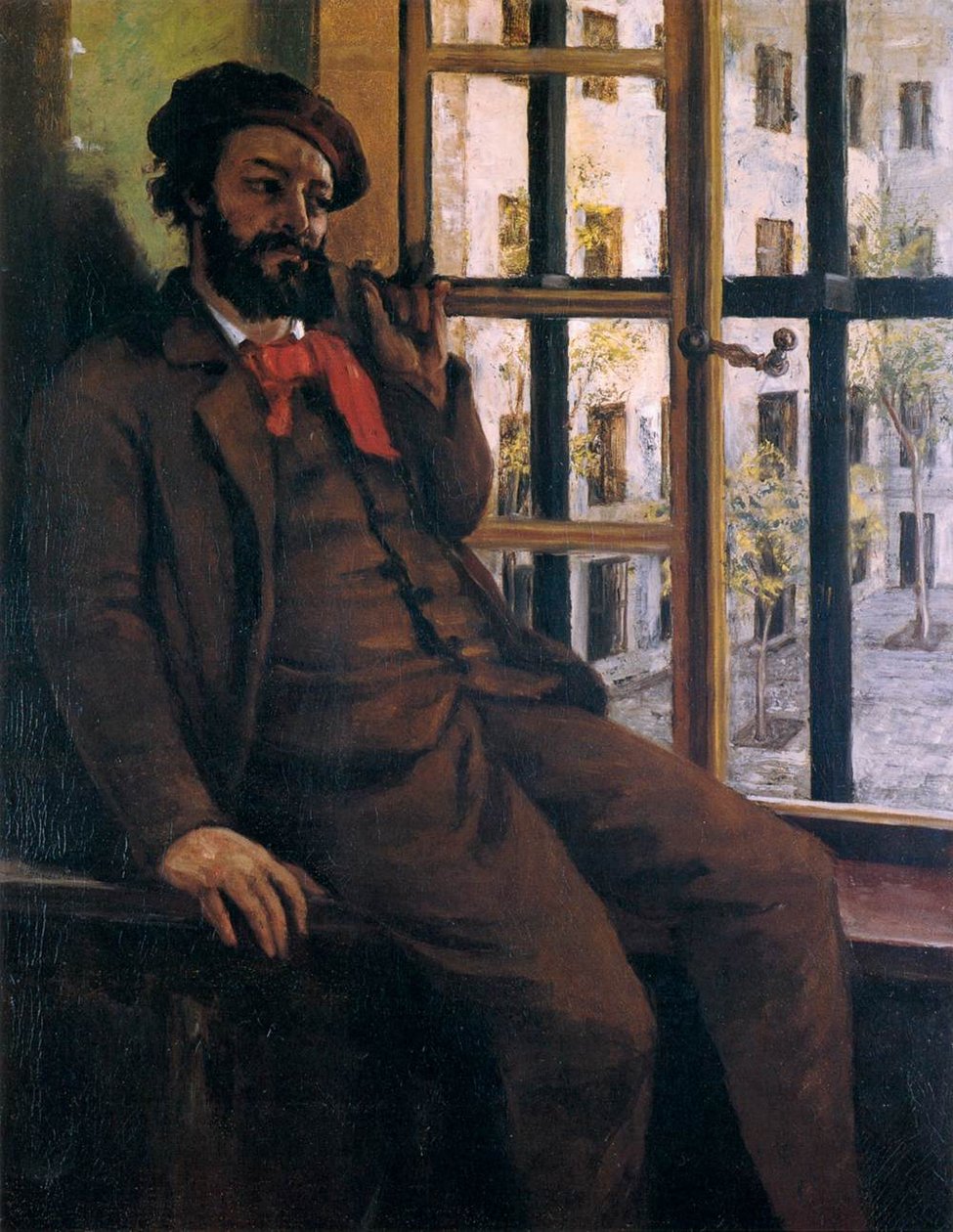 Autoportrét na Sainte-Pélagie od Gustave Courbet