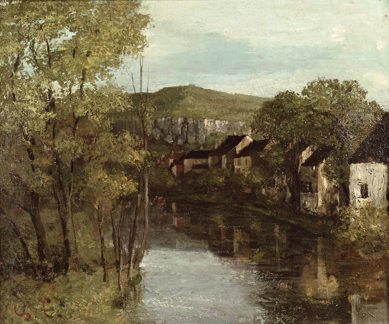 The Reflection of Ornans, c.1872 od Gustave Courbet