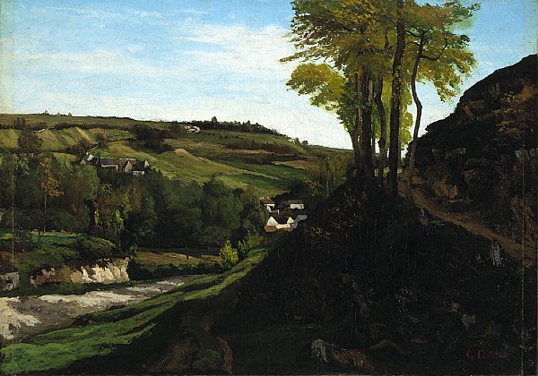Údolí Ornans od Gustave Courbet