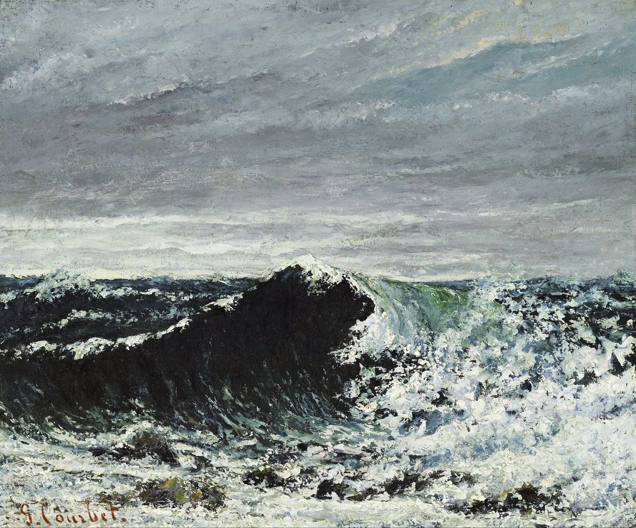 Vlna od Gustave Courbet