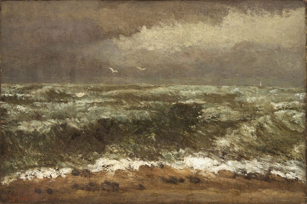 Vlny od Gustave Courbet