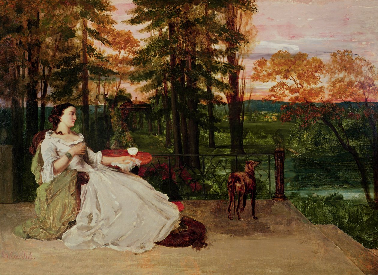 Žena z Frankfurtu, 1858 od Gustave Courbet