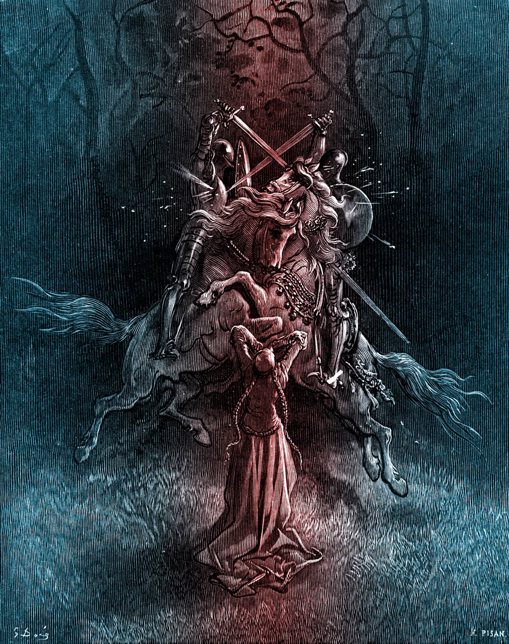 Orlando Furioso od Ludovica Ariosta od Gustave Dore