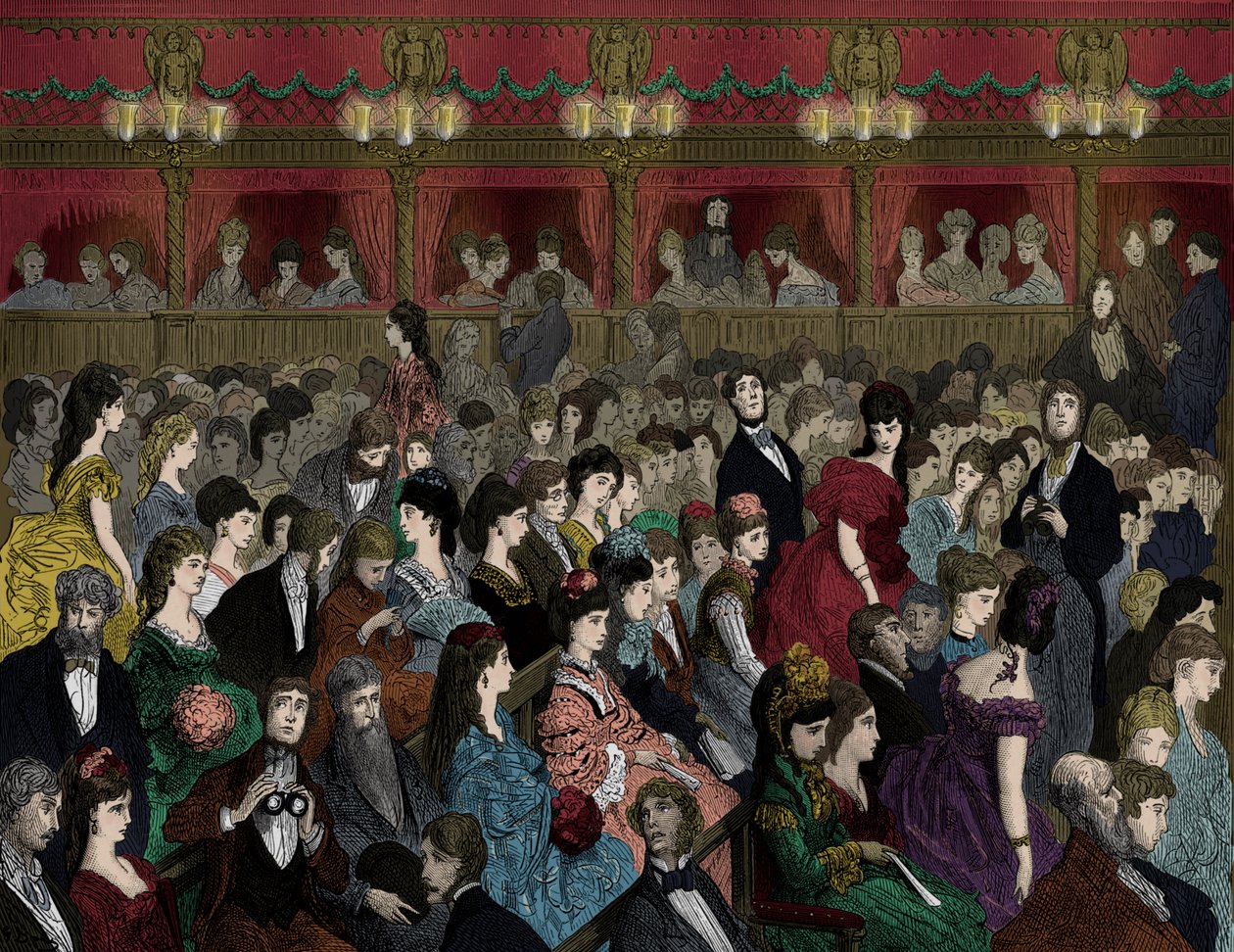 Opera v Covent Garden od Gustave Dore