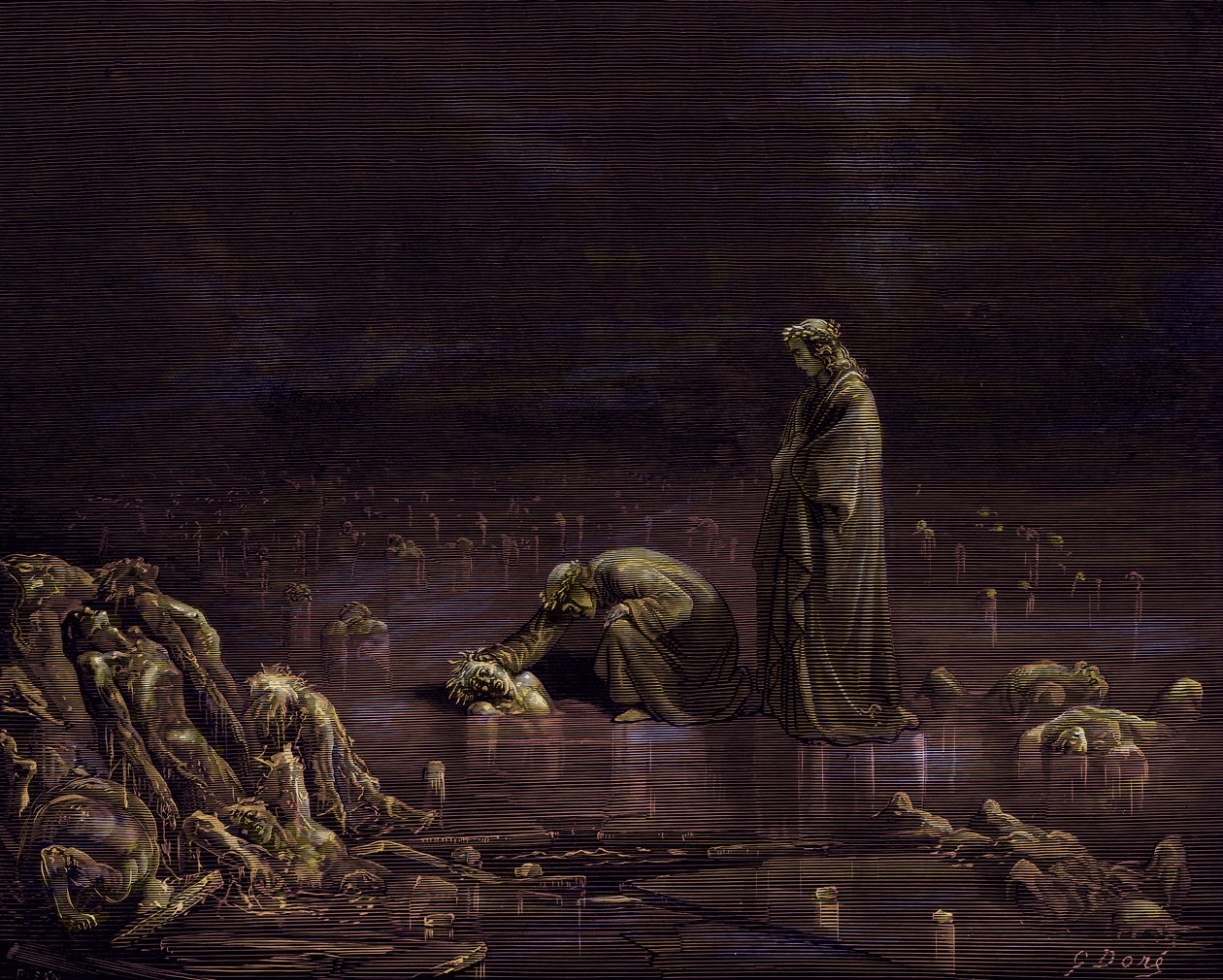 Dante Alighieri Božský od Gustave Dore