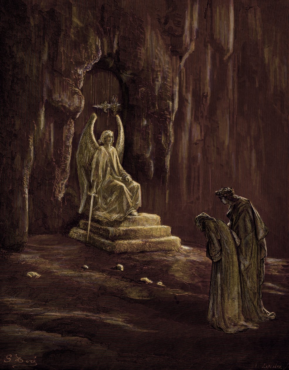 Danteho očistec od Gustave Dore