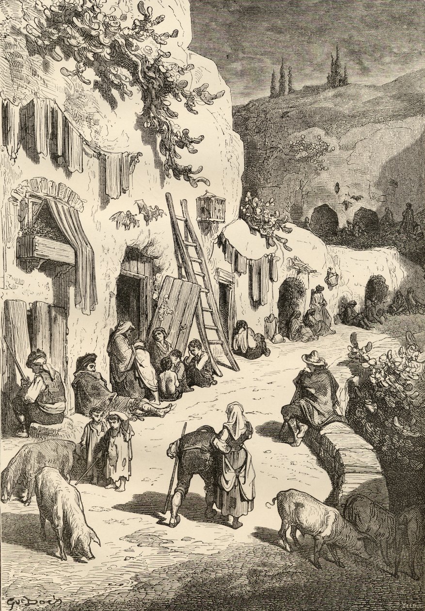 Gypsy Caves, Sacro Monte, Granada, Španělsko, z 