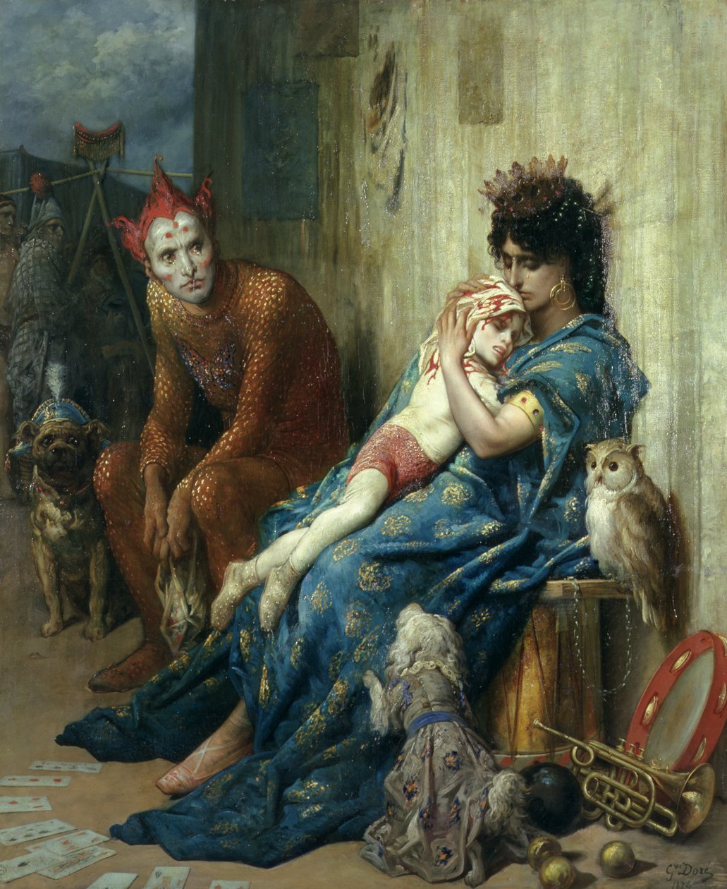 Saltimbanques, 1874 od Gustave Dore