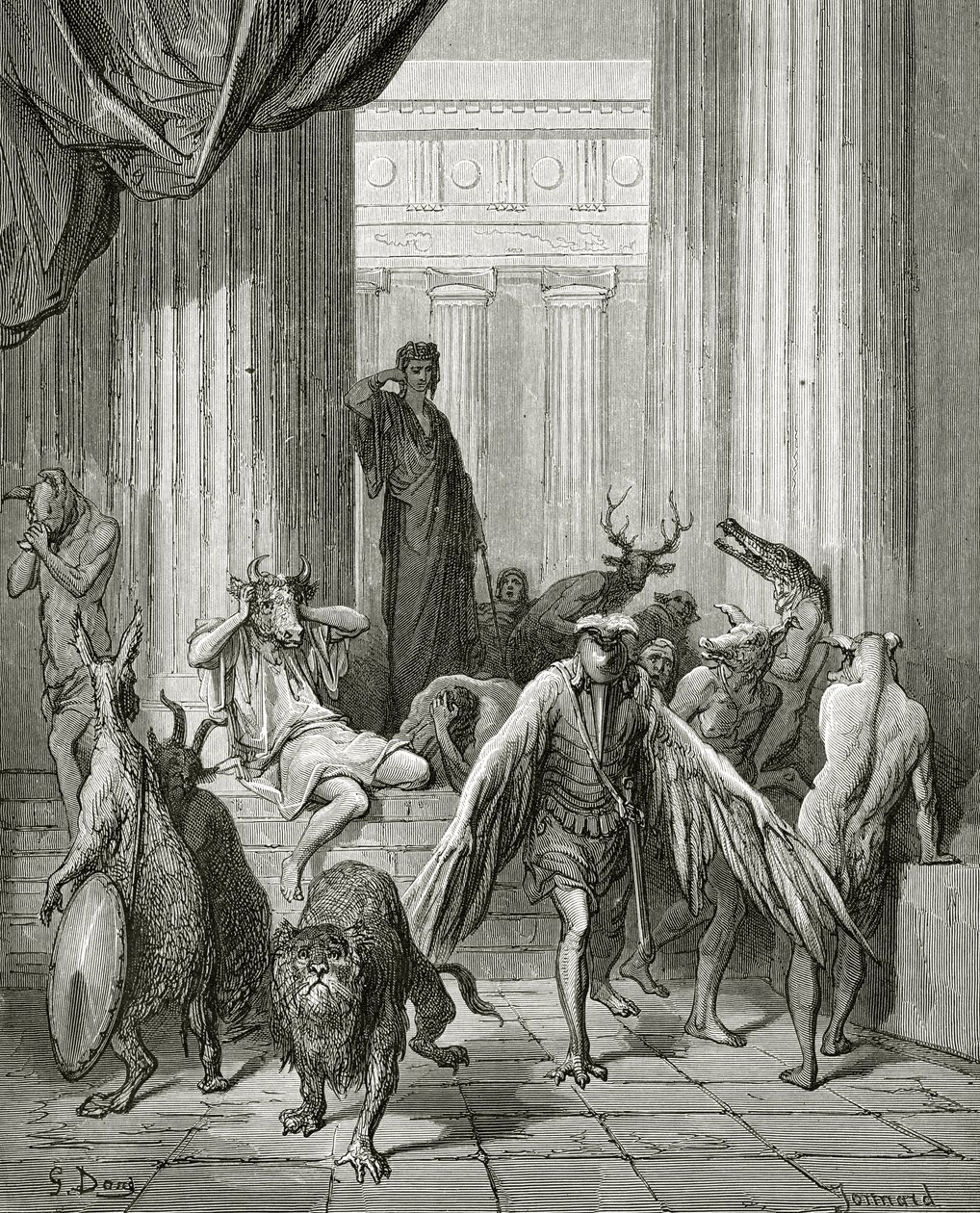 The Companions of Ulysses, ilustrace z 