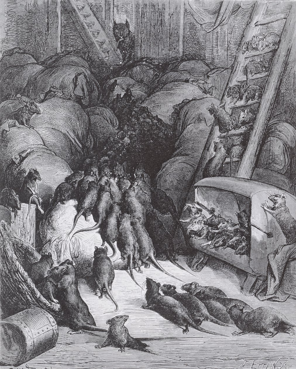 Liga krys, 1868 od Gustave Dore