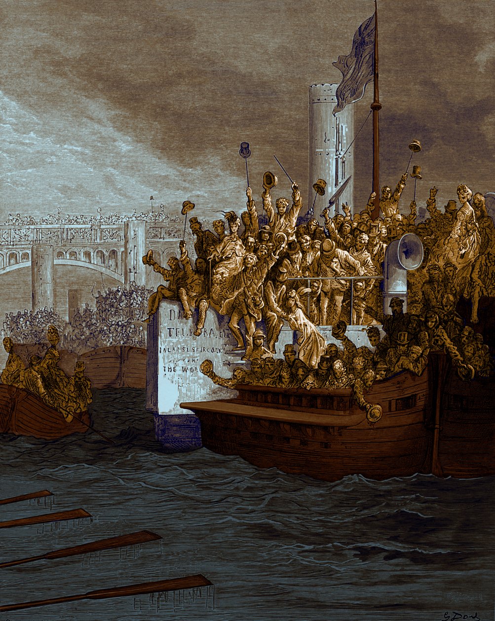 The Race od Gustava Doré od Gustave Dore