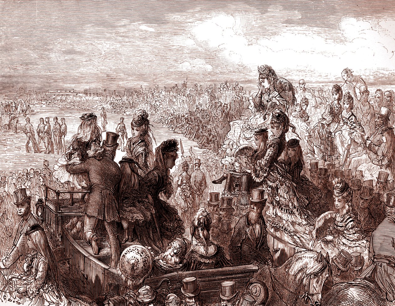 Viktoriánský Londýn – kriketové hřiště Lords od Gustave Dore