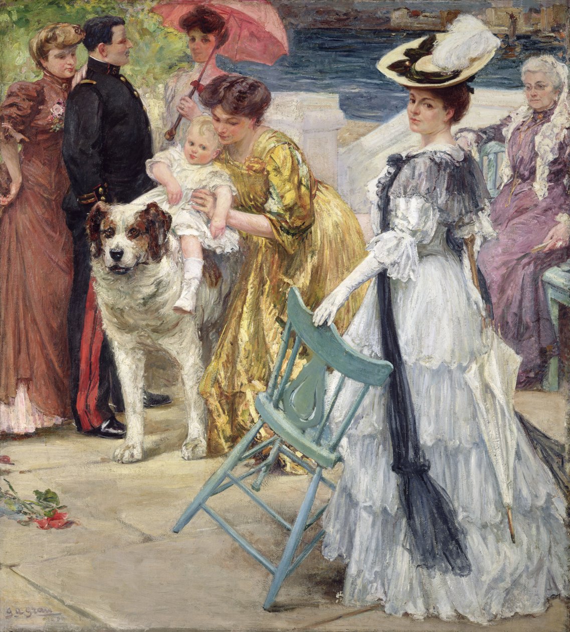 S rodinou od Gustave Grau