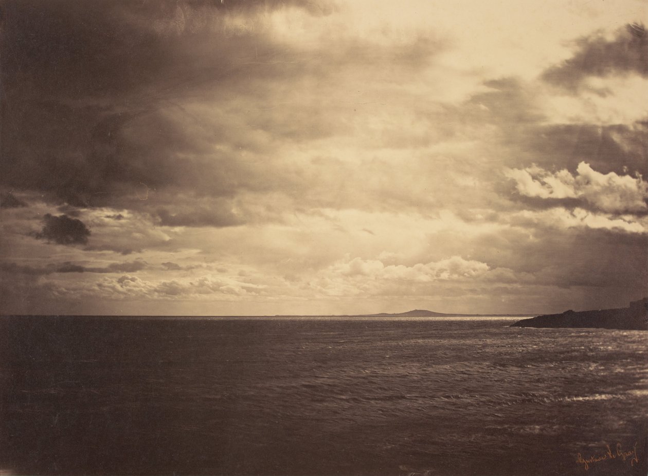 Zatažená obloha od Gustave Le Gray