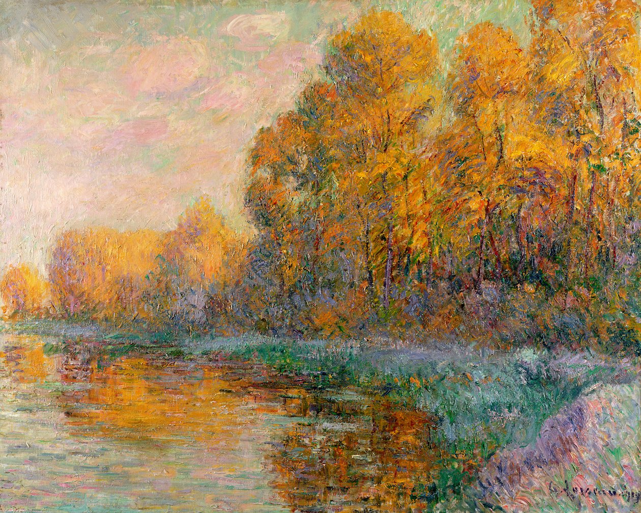 Řeka na podzim, 1909 od Gustave Loiseau