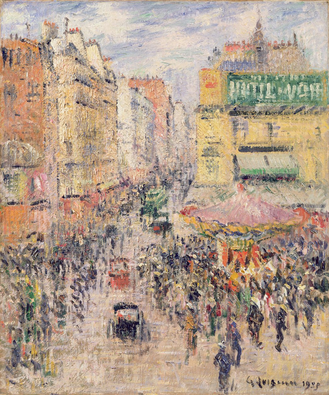 Rue de Clignancourt, 1925 od Gustave Loiseau